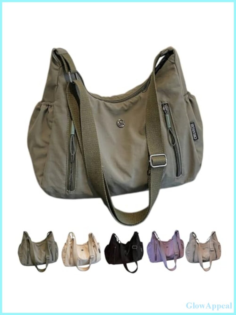 Trendy Crossbody Bag Purse for Women Retro Shoulder Underarm Messenger Tote